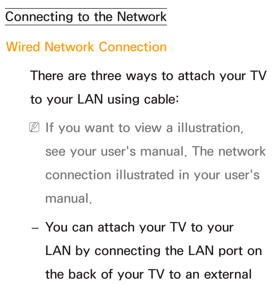 Preference feature, Connecting to the network | Samsung PL64E8000GFXZP User Manual | Page 105 / 658