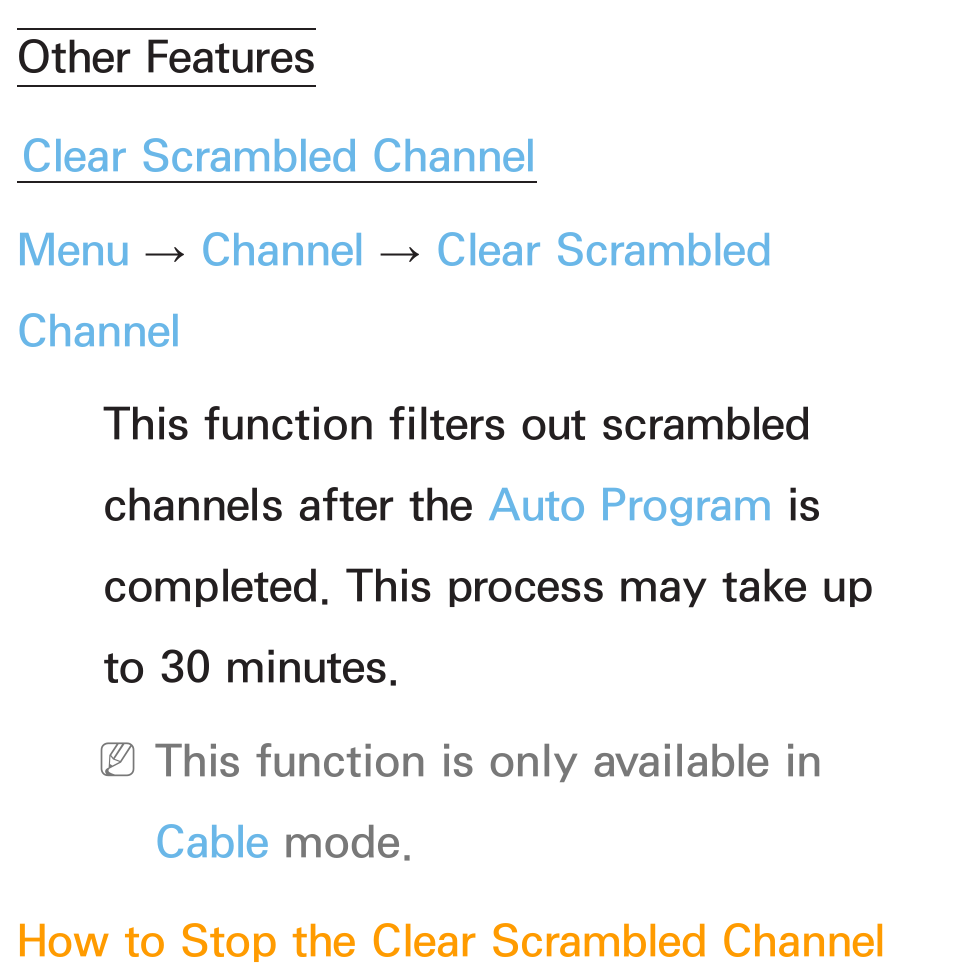 Other features | Samsung PL64E8000GFXZP User Manual | Page 45 / 658