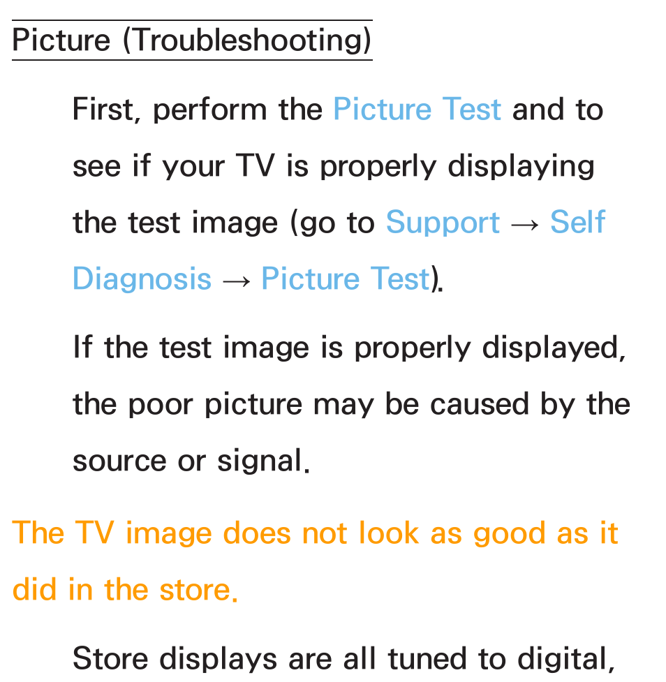 Picture (troubleshooting) | Samsung PL64E8000GFXZP User Manual | Page 567 / 658