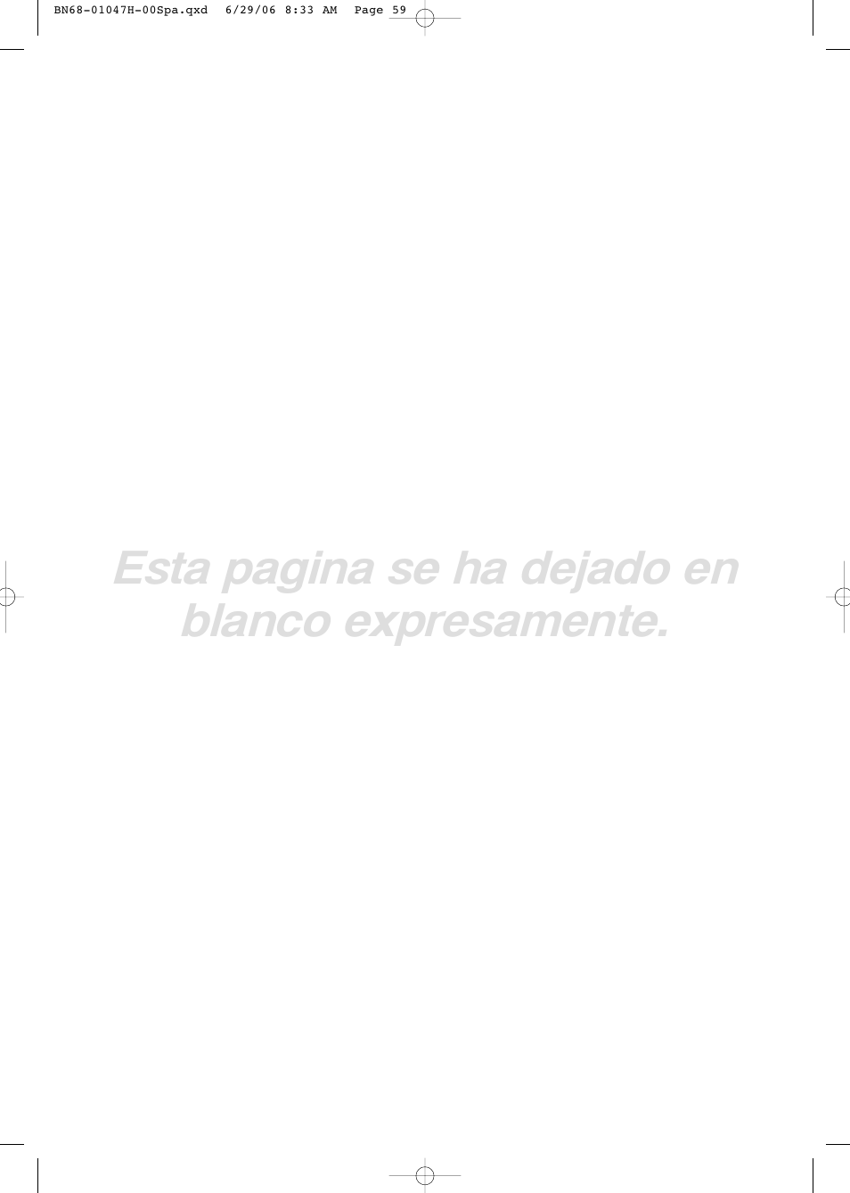 Esta pagina se ha dejado en blanco expresamente | Samsung LNS3296DX-XAA User Manual | Page 179 / 179