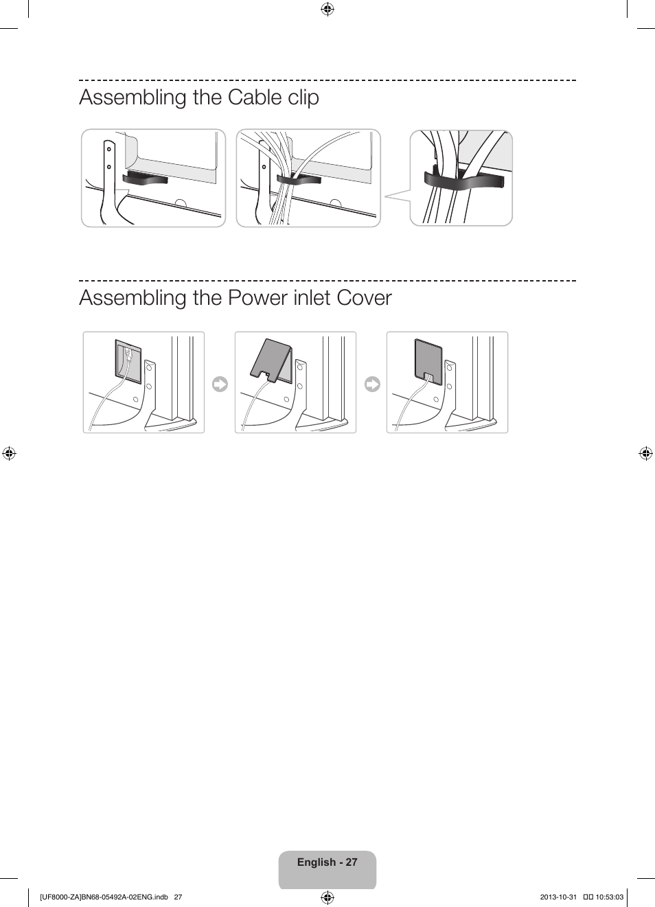 Samsung UN60F8000BFXZA User Manual | Page 27 / 38