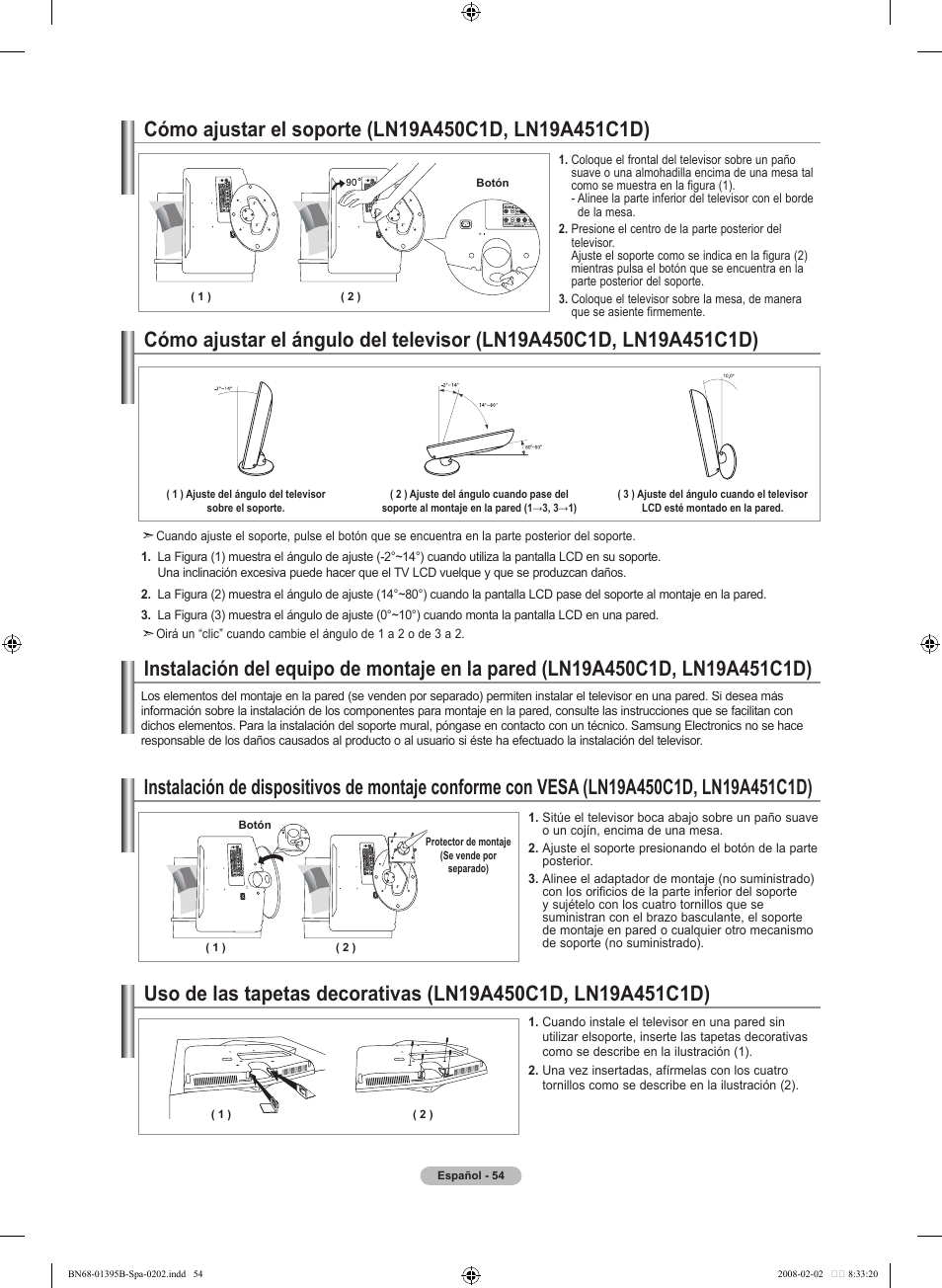 Samsung LN22A450C1DXZA User Manual | Page 116 / 121