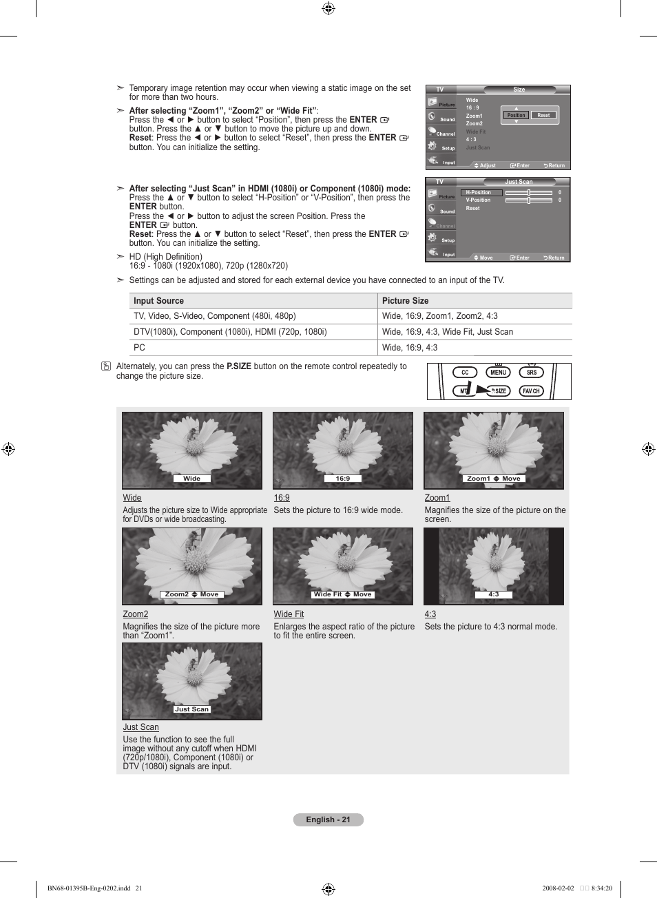Samsung LN22A450C1DXZA User Manual | Page 23 / 121
