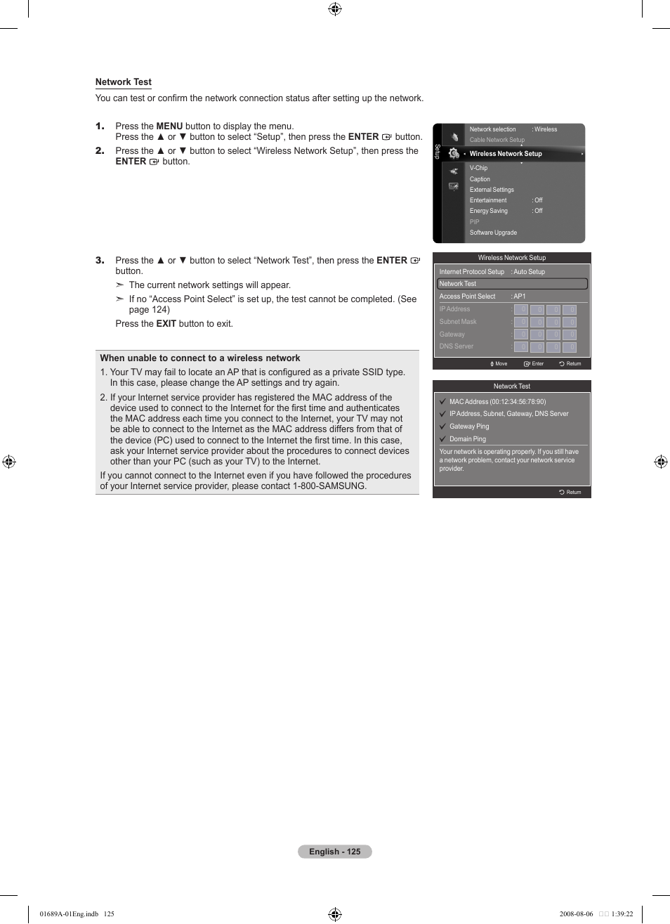 Samsung LN46A950D1FXZA User Manual | Page 127 / 155