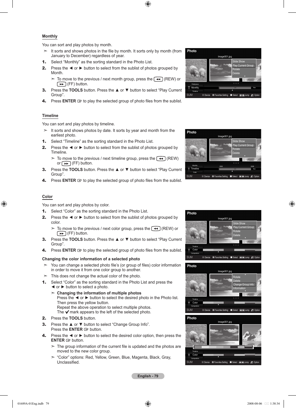 Samsung LN46A950D1FXZA User Manual | Page 81 / 155