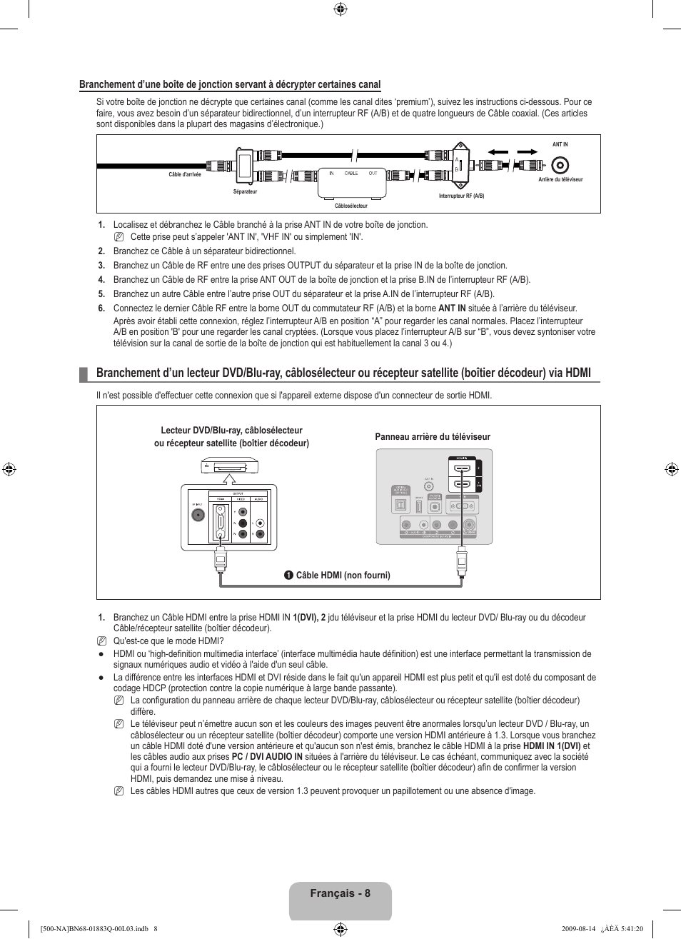 Samsung LN40B500P3FXZA User Manual | Page 94 / 128