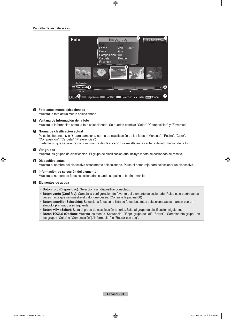 Foto | Samsung LN37A550P3FXZA User Manual | Page 169 / 201