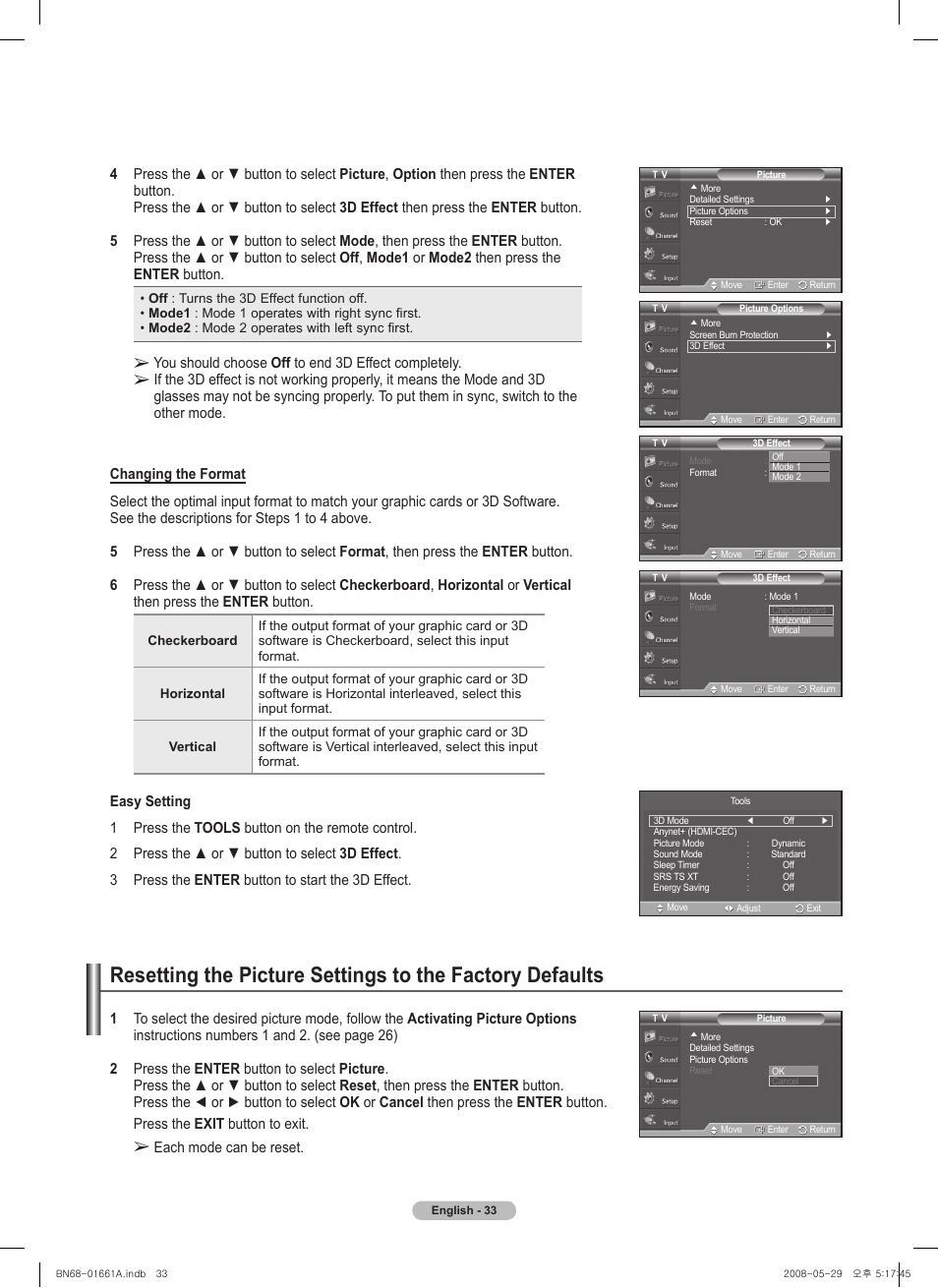 Samsung PN50A460S4DXZA User Manual | Page 33 / 150