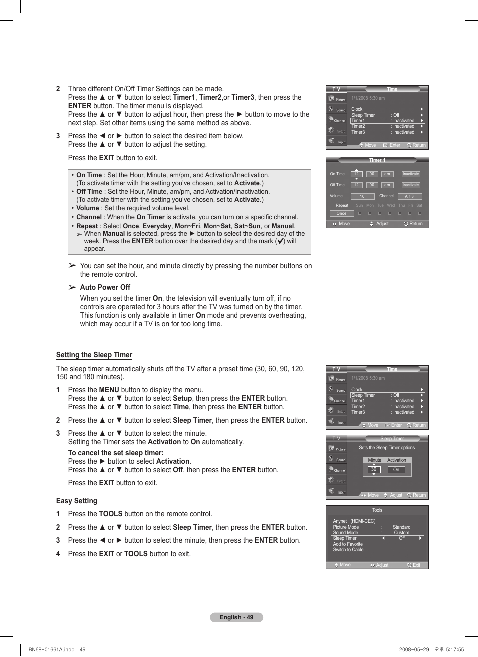 Samsung PN50A460S4DXZA User Manual | Page 49 / 150