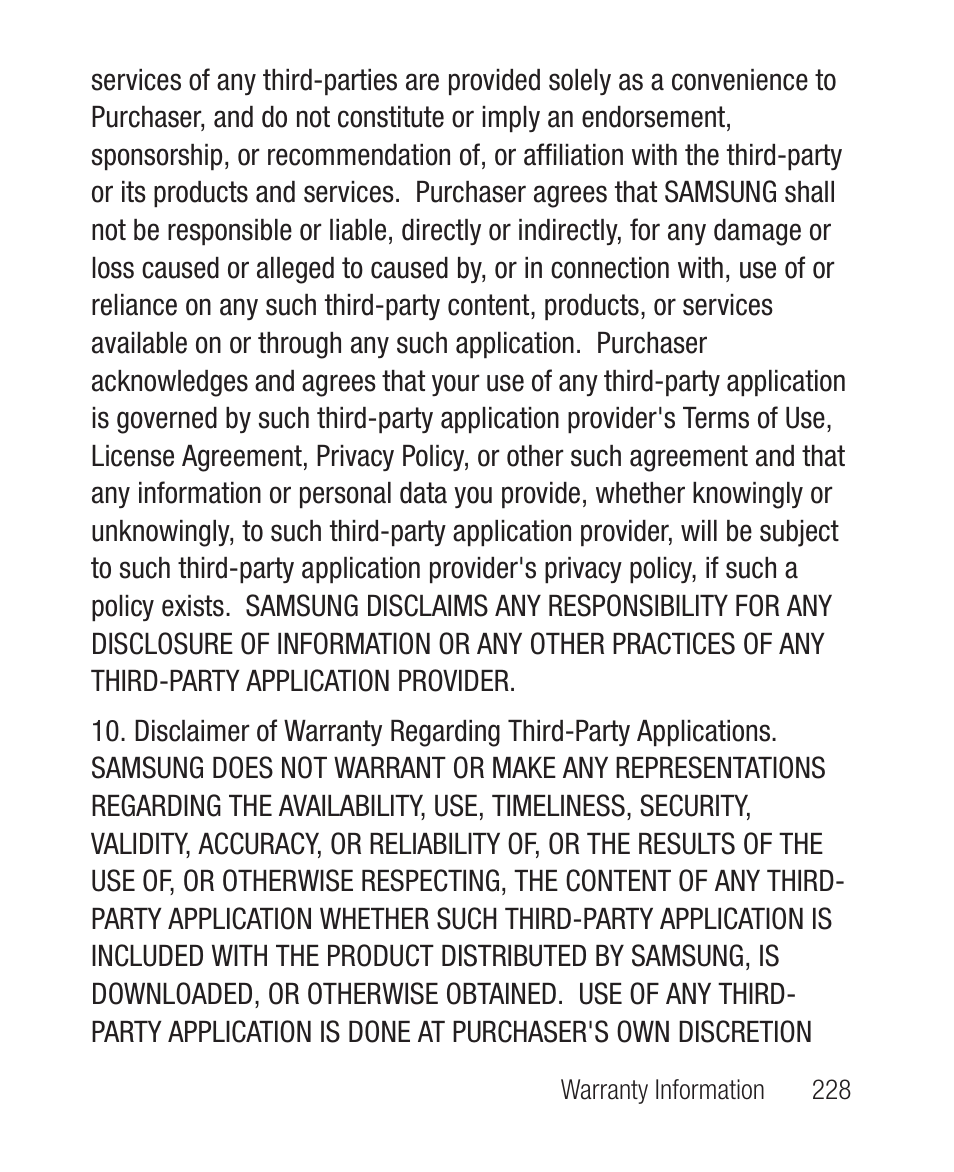 Samsung SWC-R640LBAXAR User Manual | Page 233 / 250