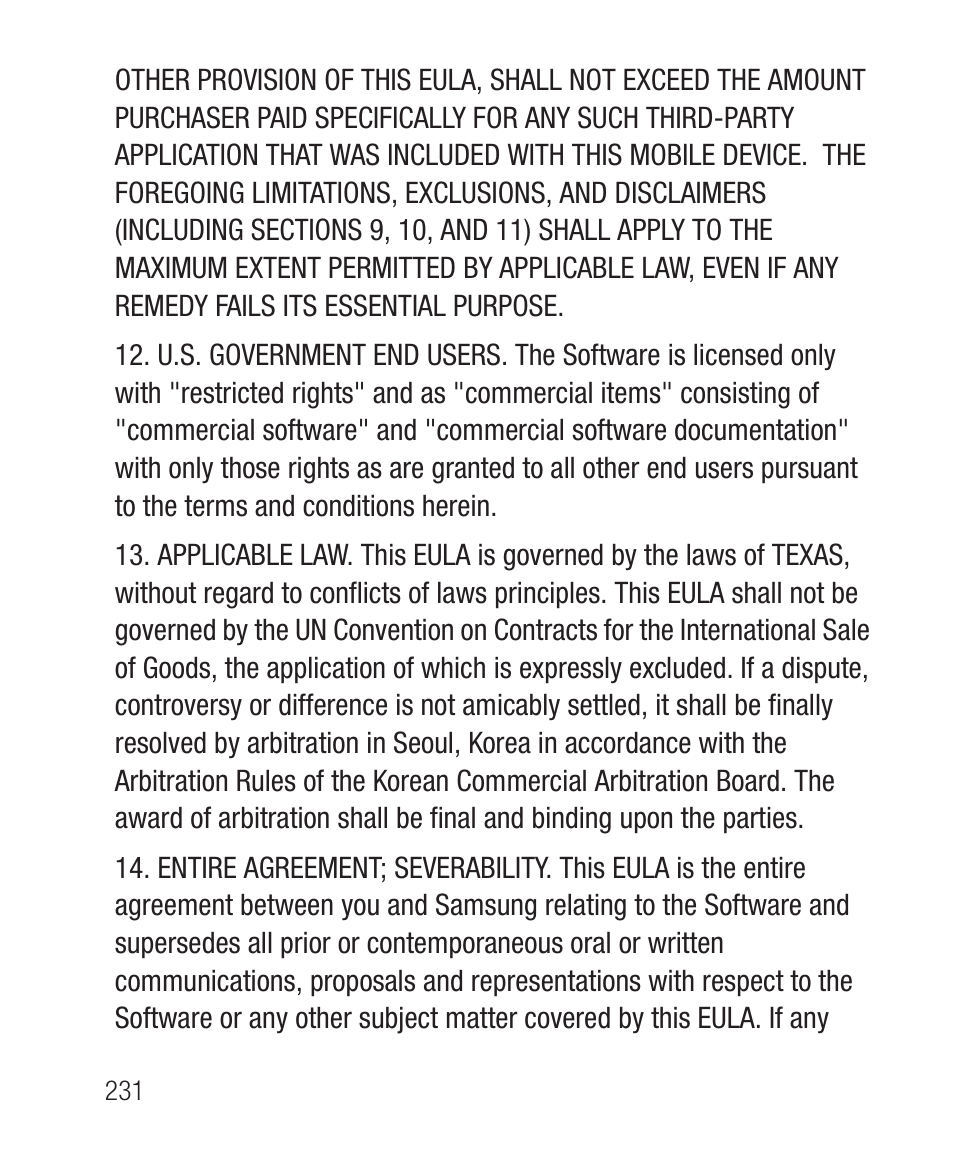 Samsung SWC-R640LBAXAR User Manual | Page 236 / 250