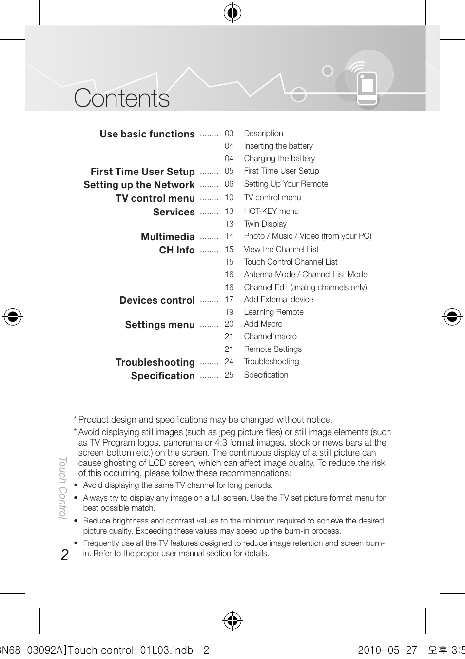Samsung UN46C9000ZFXZA User Manual | Page 2 / 74