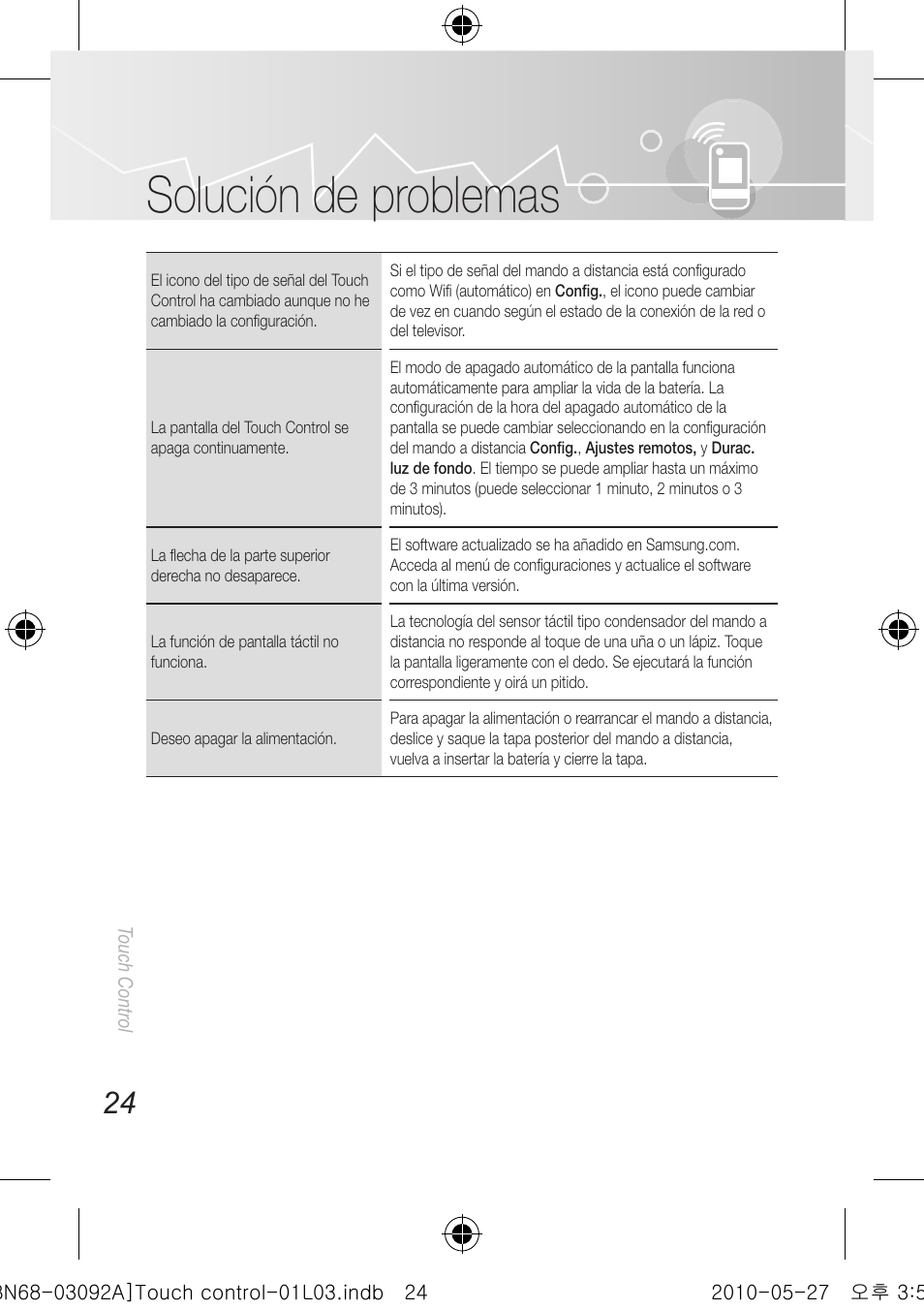 Solución de problemas | Samsung UN46C9000ZFXZA User Manual | Page 48 / 74