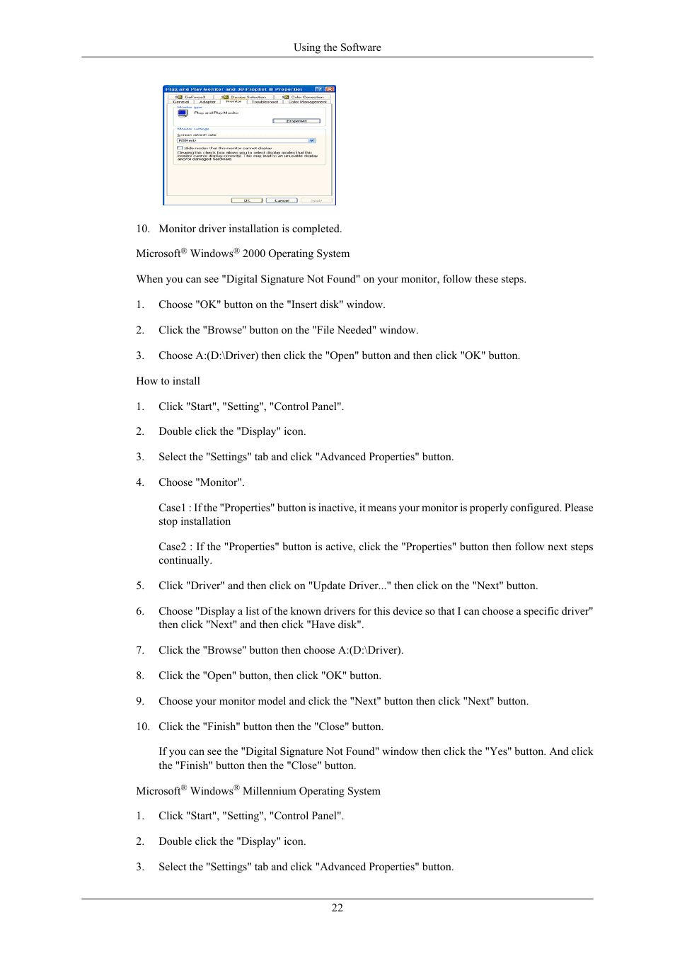 Samsung LS22TWHSUV-ZA User Manual | Page 23 / 96