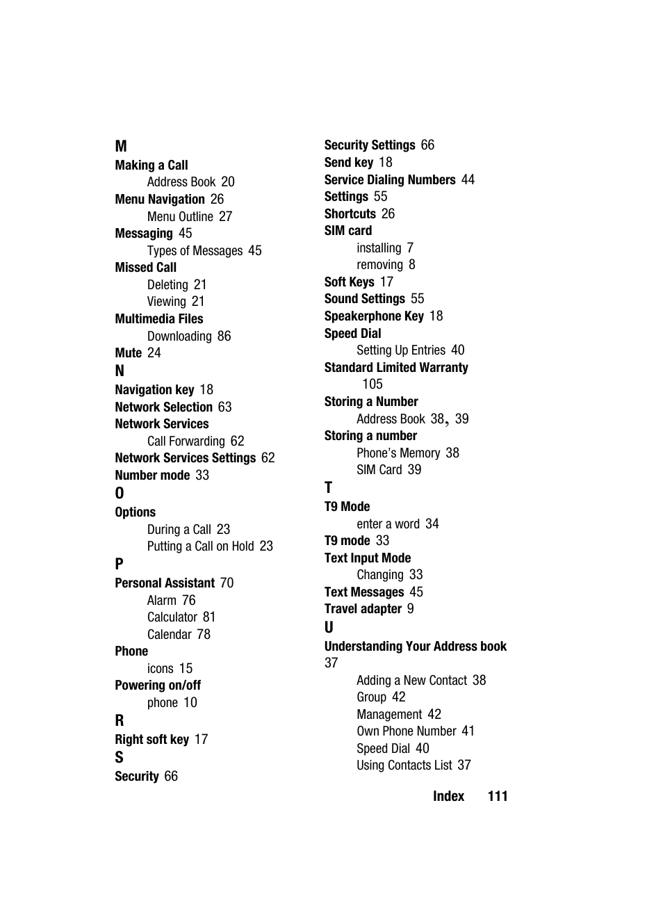 Samsung SGH-C417ZDACIN User Manual | Page 108 / 109