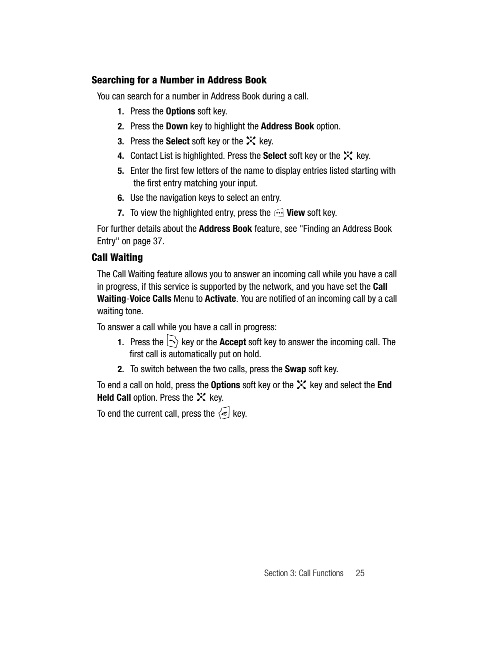 Samsung SGH-C417ZDACIN User Manual | Page 25 / 109