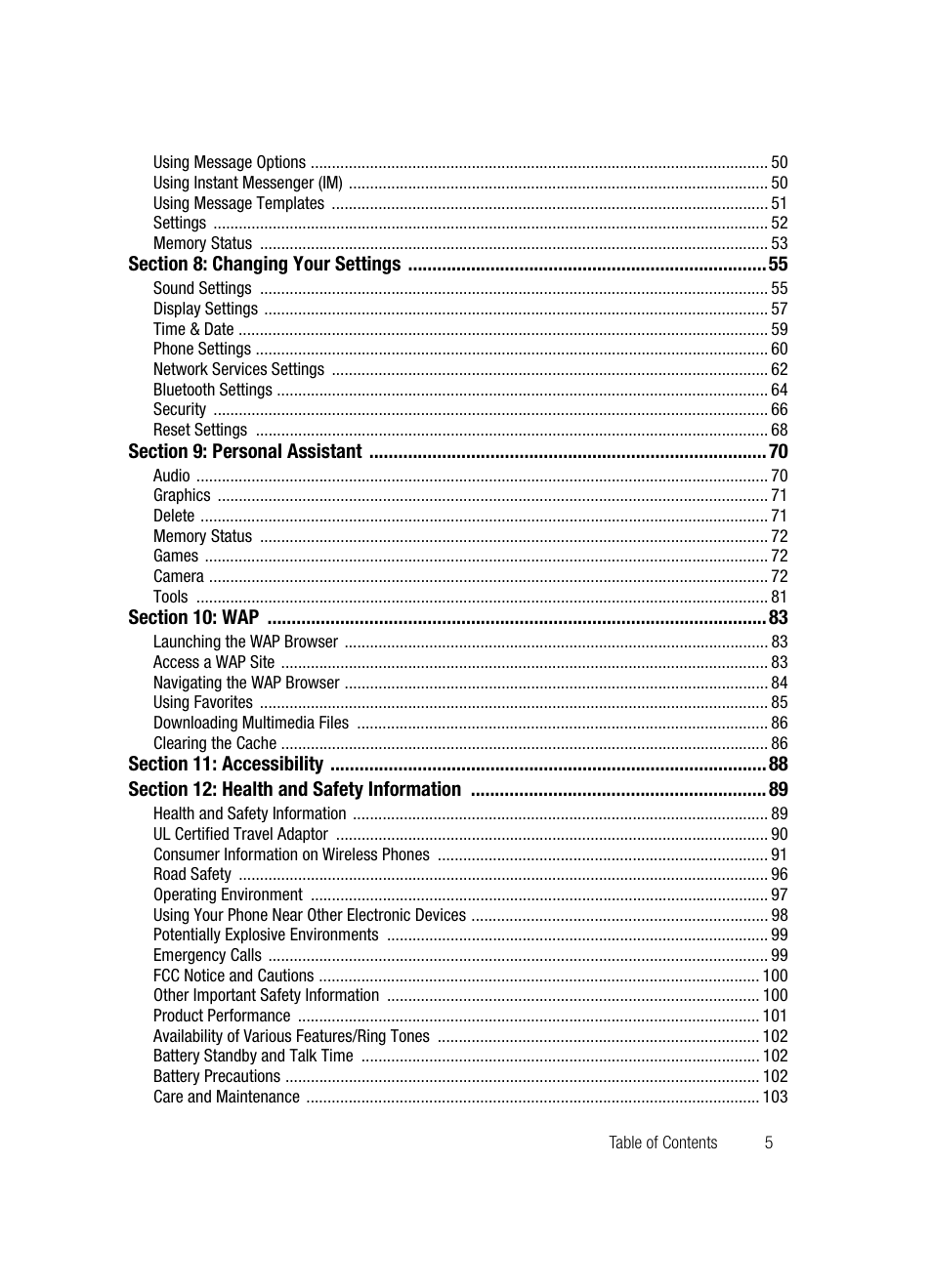 Samsung SGH-C417ZDACIN User Manual | Page 5 / 109
