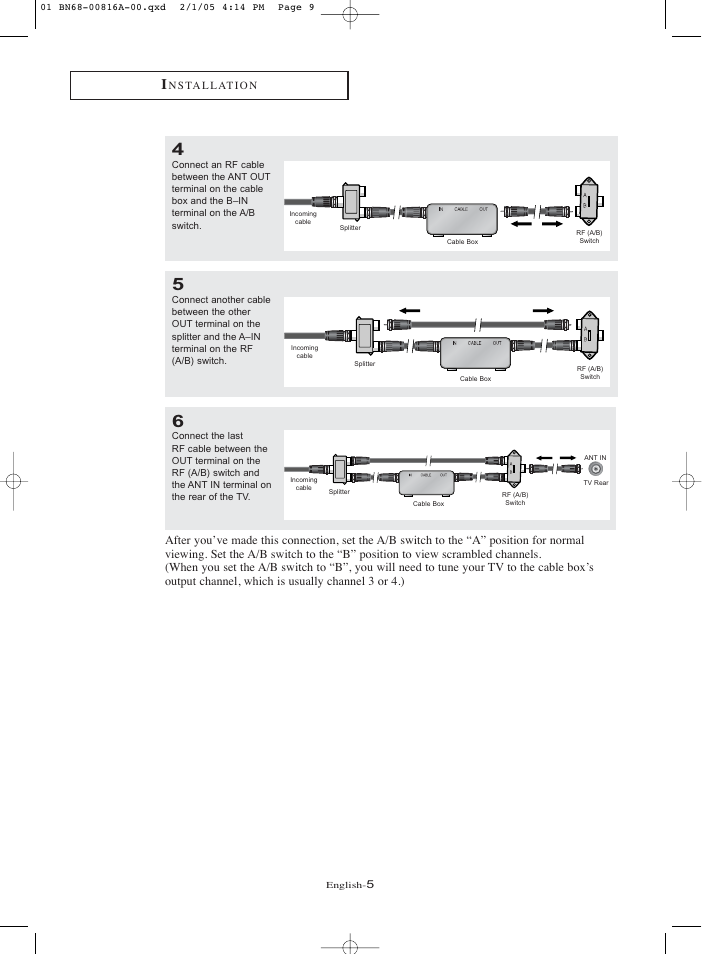 Samsung LNR2050X-XAA User Manual | Page 5 / 12