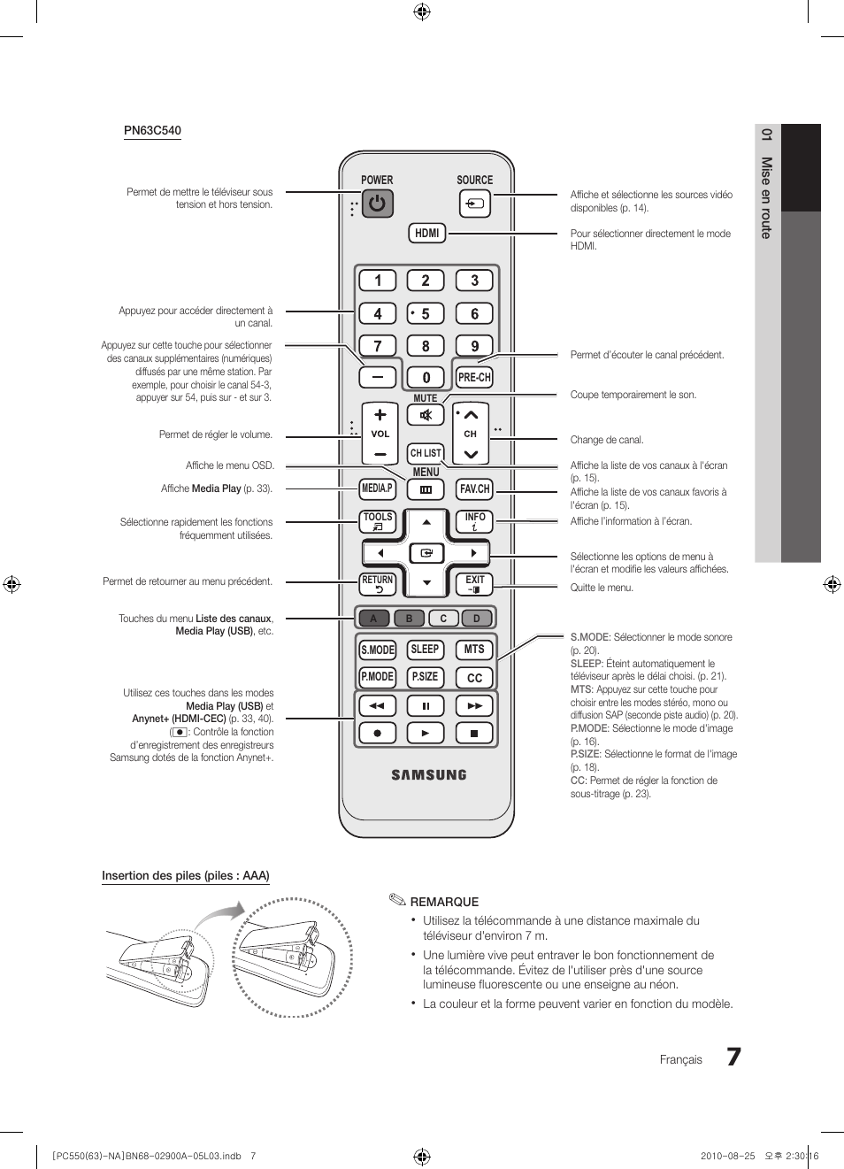 Samsung PN63C590G4FXZA User Manual | Page 115 / 163