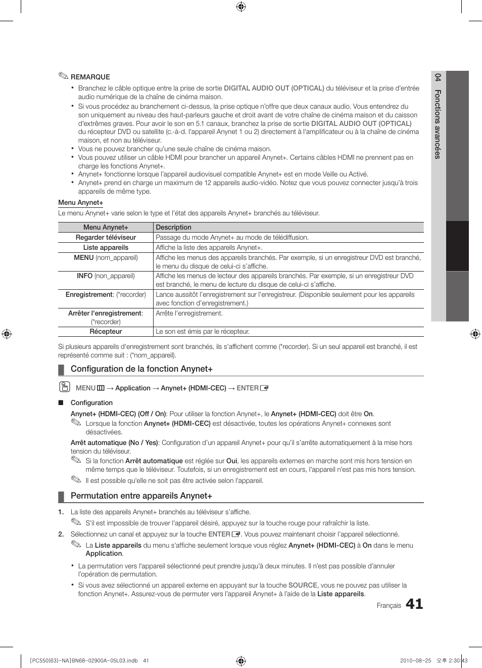 Samsung PN63C590G4FXZA User Manual | Page 149 / 163