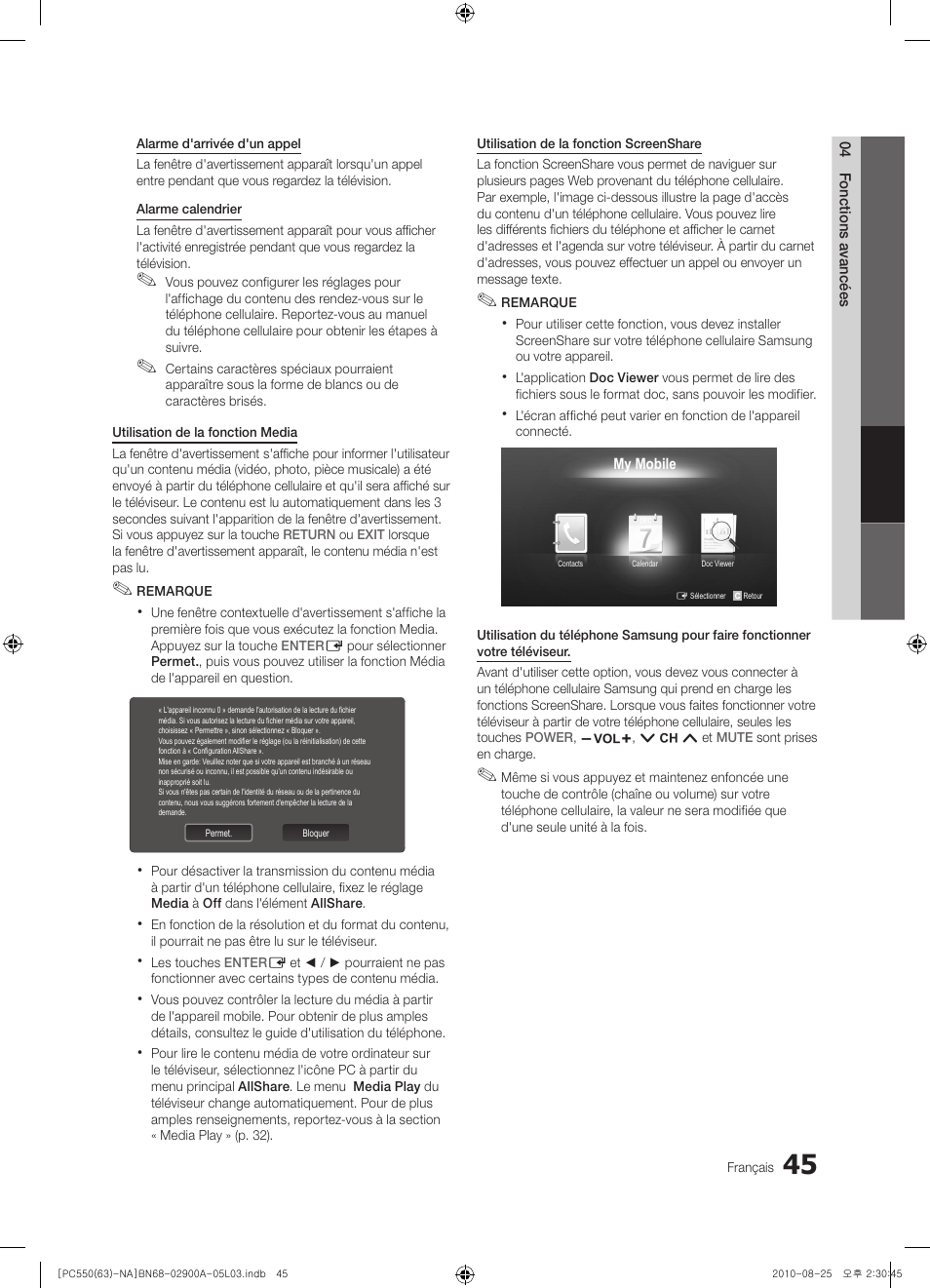 Samsung PN63C590G4FXZA User Manual | Page 153 / 163