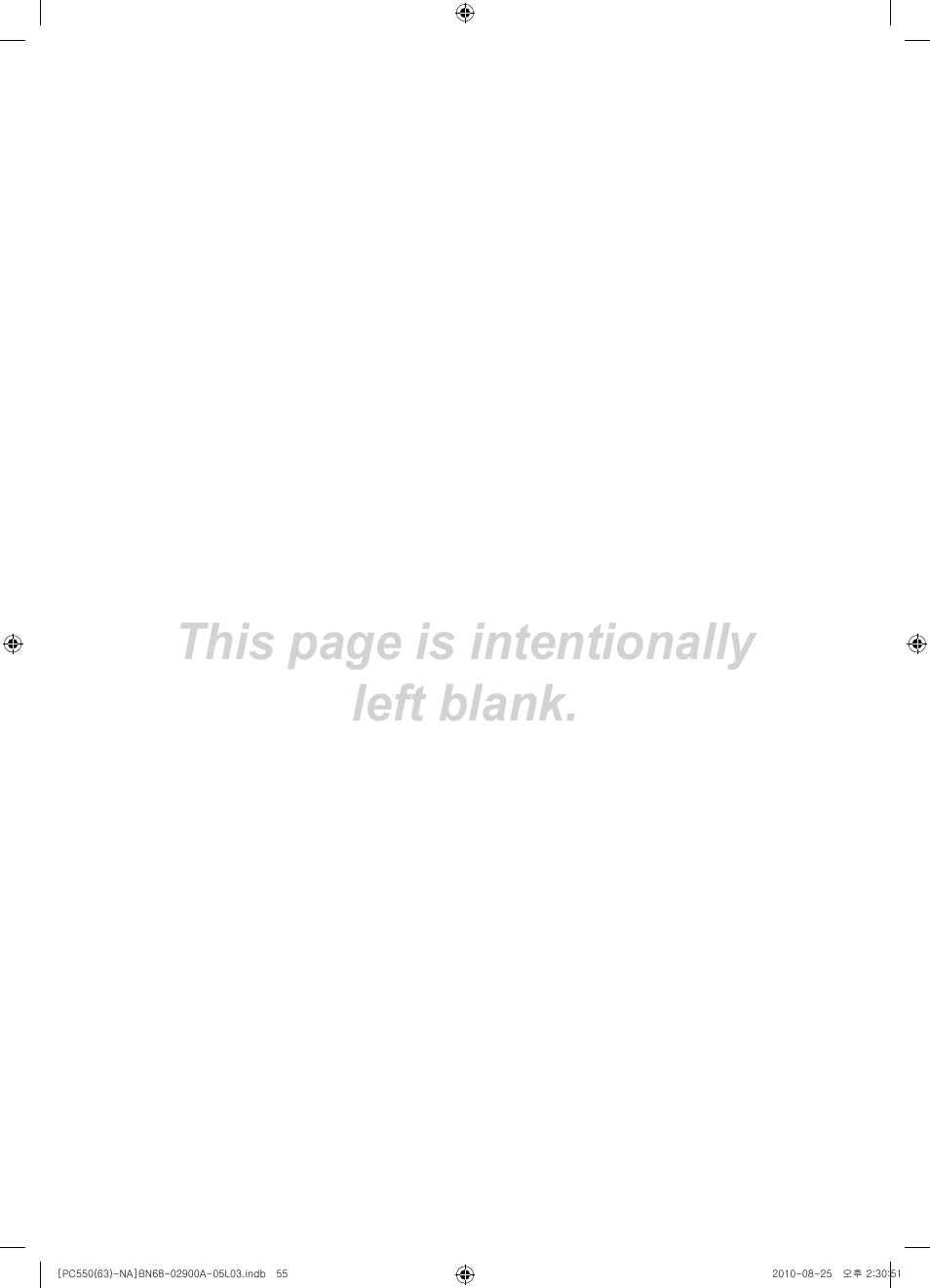 This page is intentionally left blank | Samsung PN63C590G4FXZA User Manual | Page 163 / 163