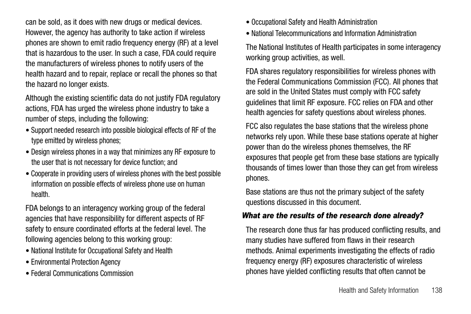 What are the results of the research done already | Samsung SCH-R520LBAXAR User Manual | Page 141 / 169