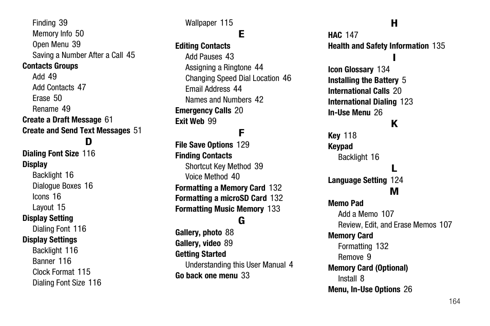 Samsung SCH-R520LBAXAR User Manual | Page 167 / 169