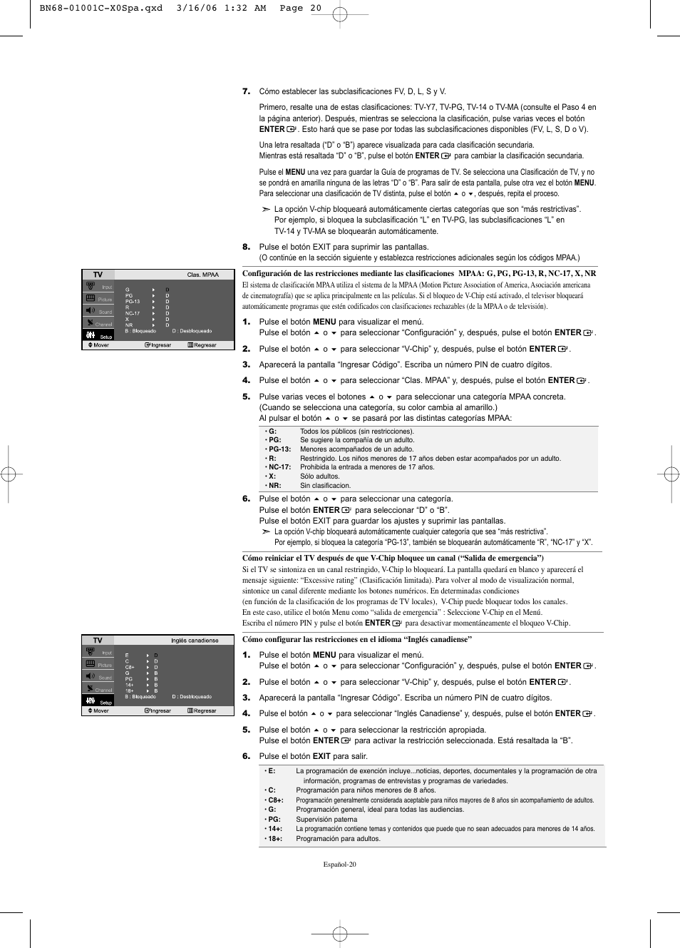 Samsung LNS2341WX-XAA User Manual | Page 74 / 80