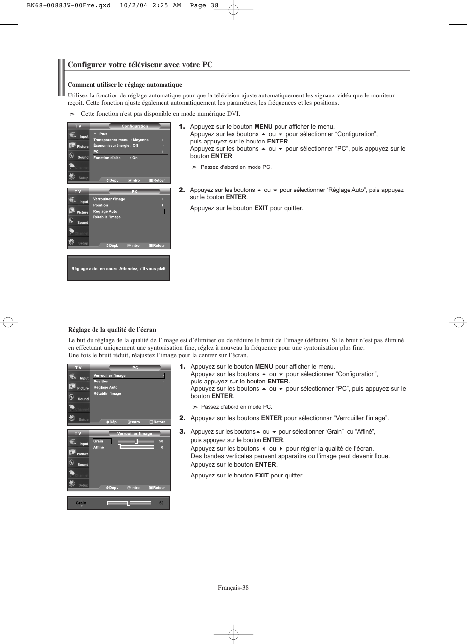 Samsung LNS3238DX-XAA User Manual | Page 100 / 182