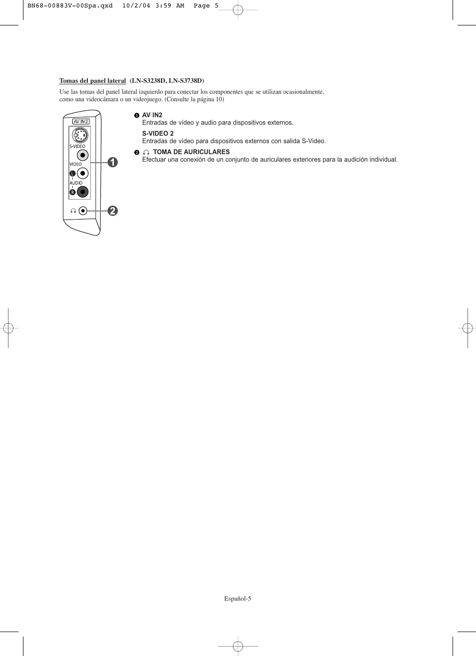 Samsung LNS3238DX-XAA User Manual | Page 127 / 182