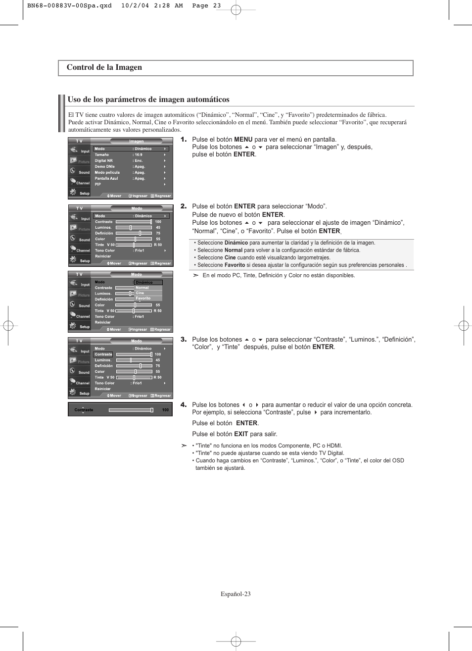 Samsung LNS3238DX-XAA User Manual | Page 145 / 182