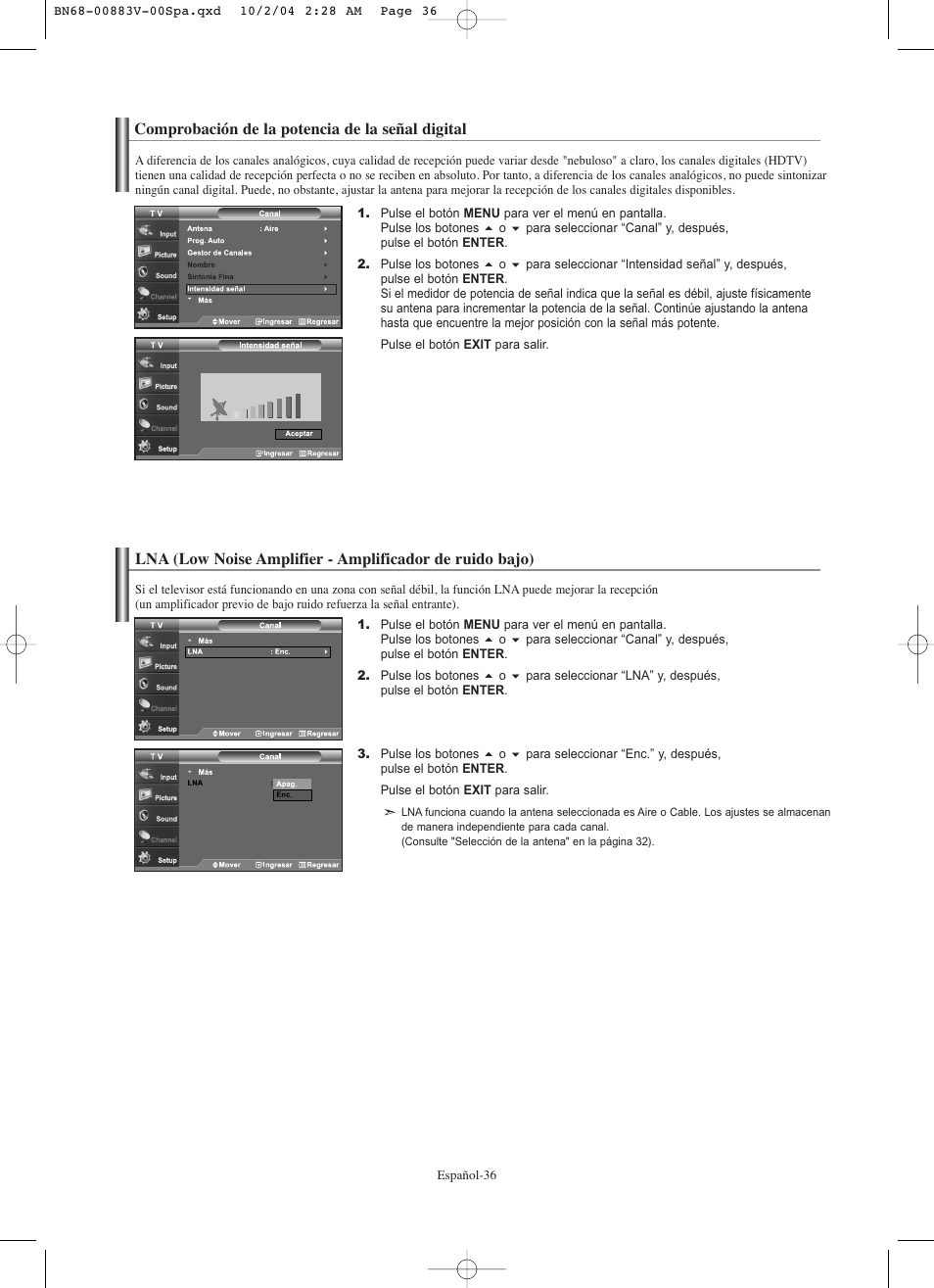 Samsung LNS3238DX-XAA User Manual | Page 158 / 182