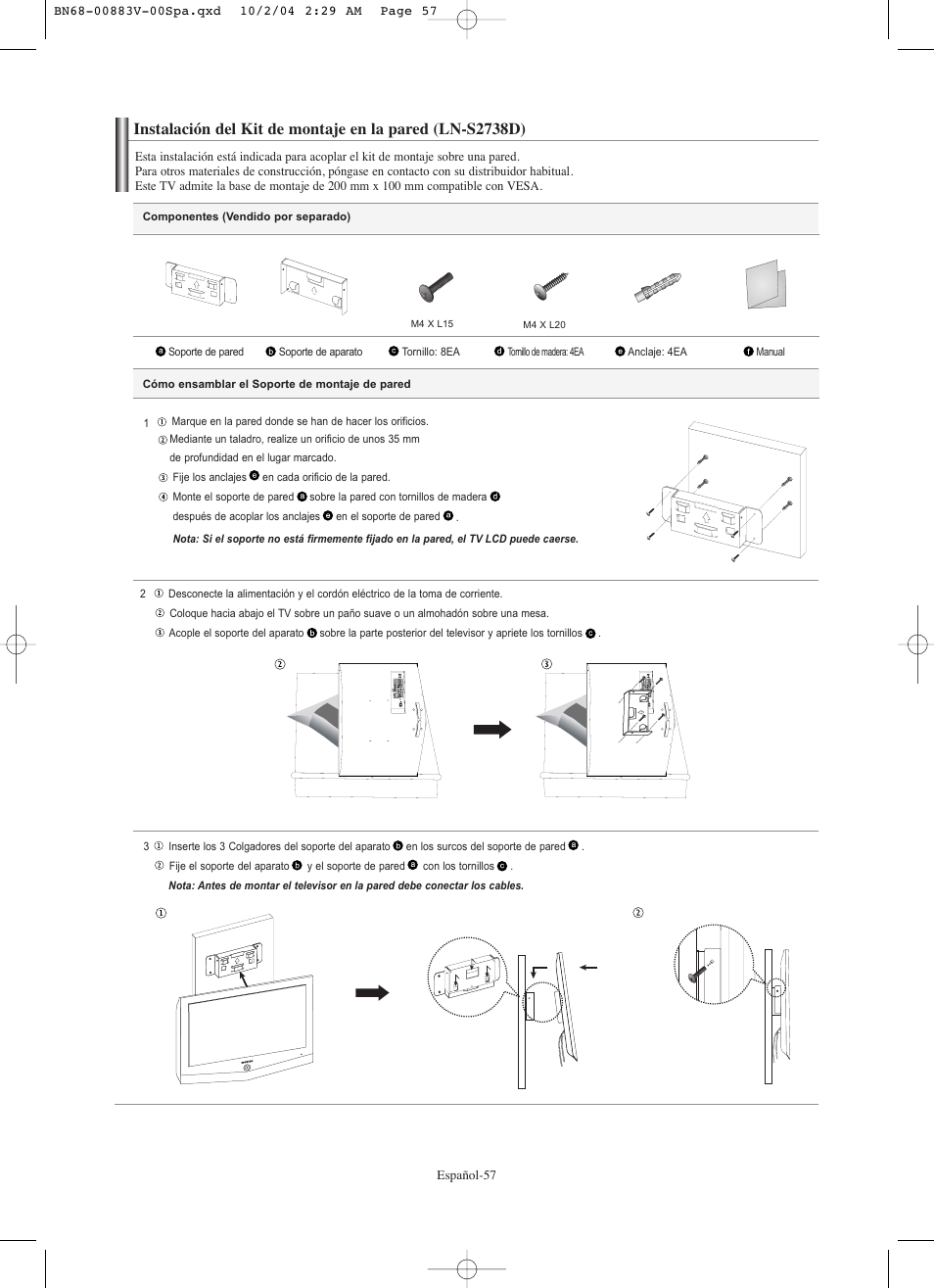 Samsung LNS3238DX-XAA User Manual | Page 179 / 182