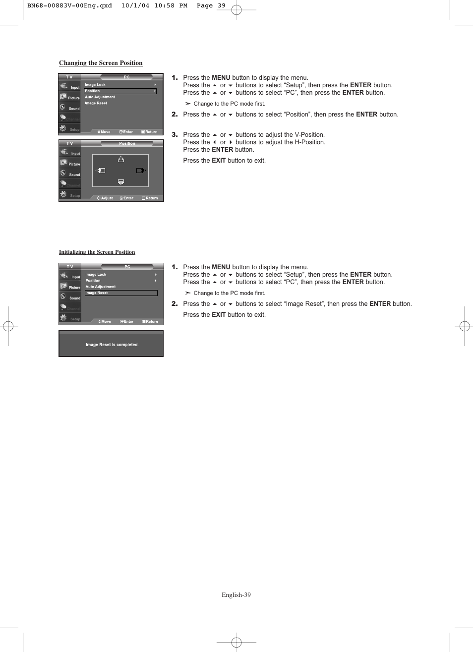Samsung LNS3238DX-XAA User Manual | Page 41 / 182