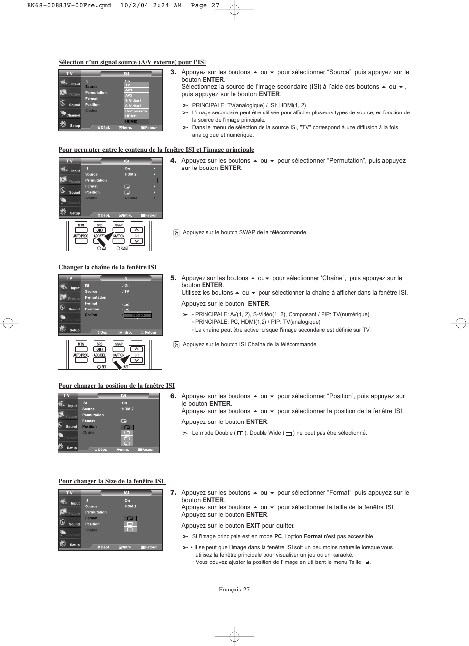 Samsung LNS3238DX-XAA User Manual | Page 89 / 182