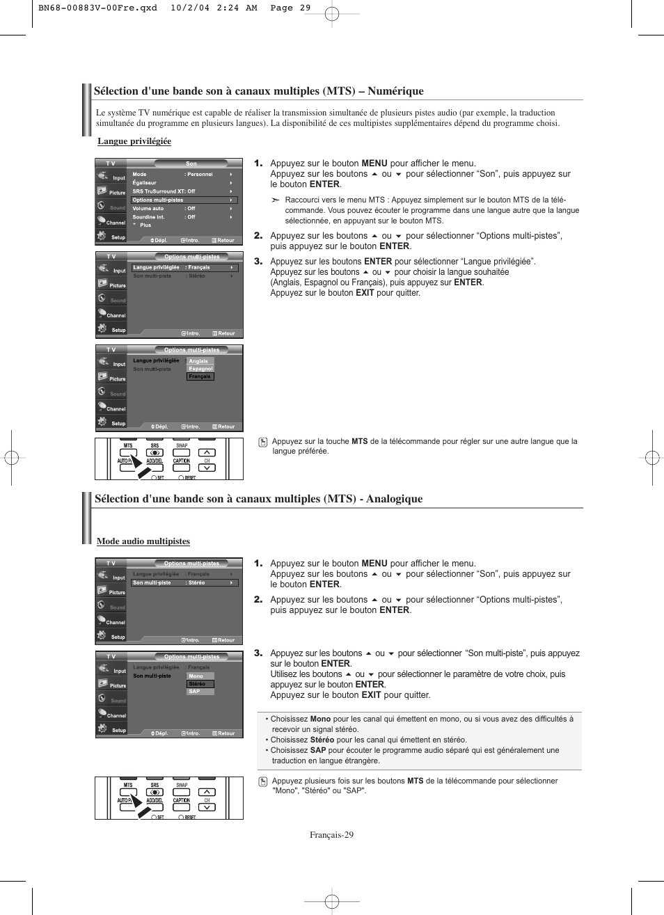 Samsung LNS3238DX-XAA User Manual | Page 91 / 182