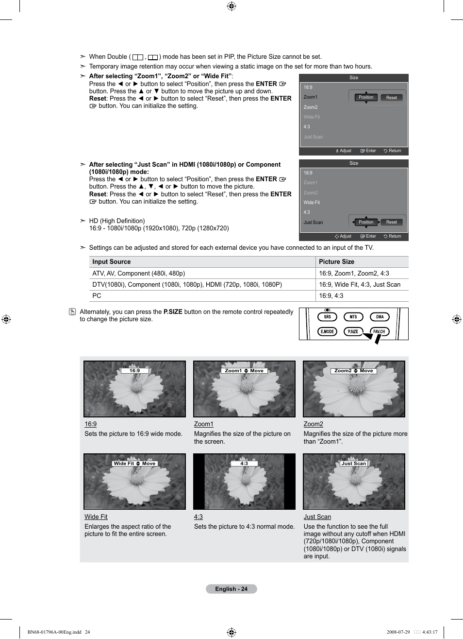 Samsung LN40A500T1FXZA User Manual | Page 26 / 85