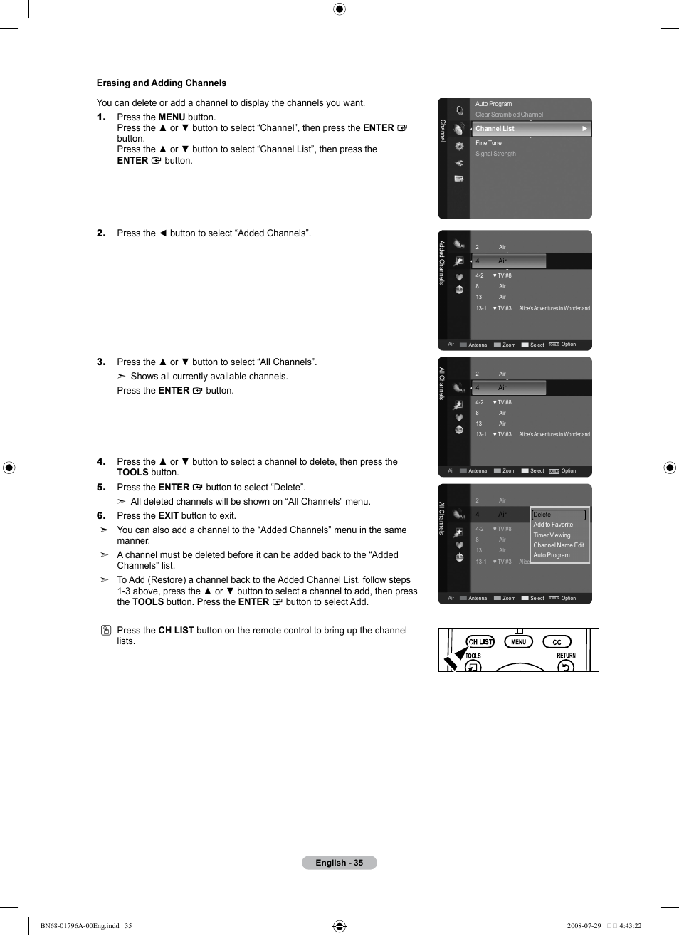 Samsung LN40A500T1FXZA User Manual | Page 37 / 85