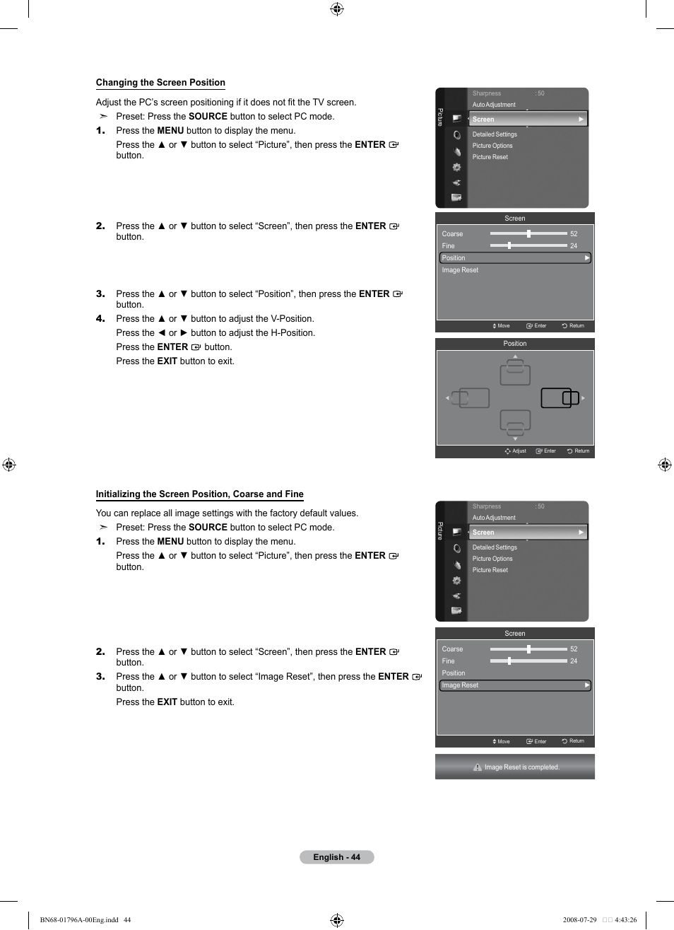 Samsung LN40A500T1FXZA User Manual | Page 46 / 85