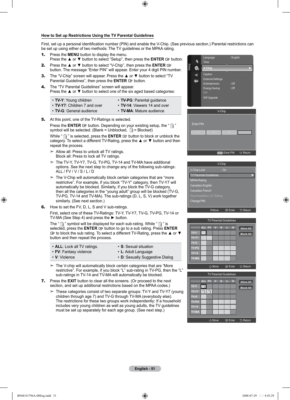 Samsung LN40A500T1FXZA User Manual | Page 53 / 85
