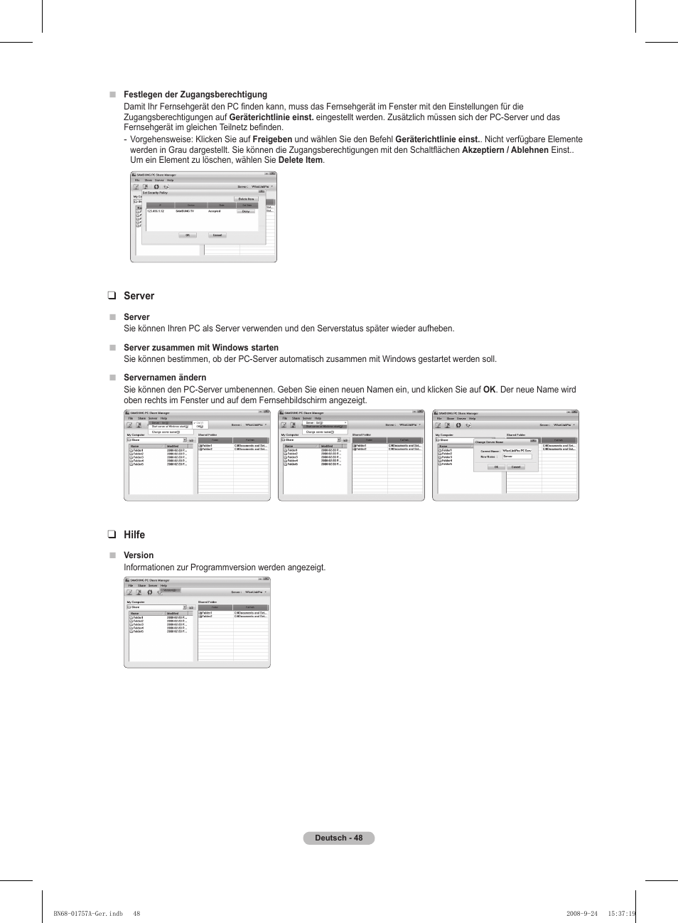 Samsung PS63A756T1MXXC User Manual | Page 185 / 337