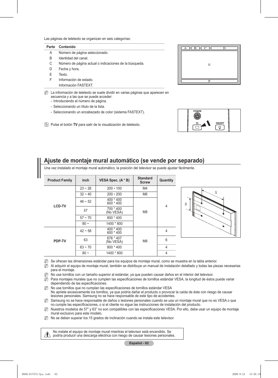 Samsung PS63A756T1MXXC User Manual | Page 332 / 337