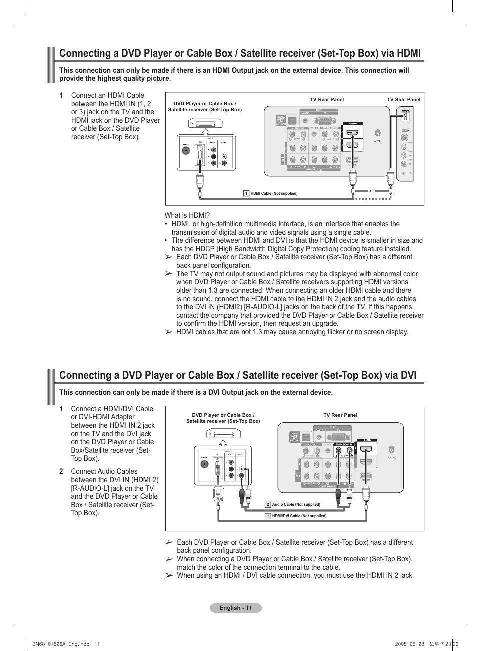 Samsung PN50A530S2FXZA User Manual | Page 11 / 168