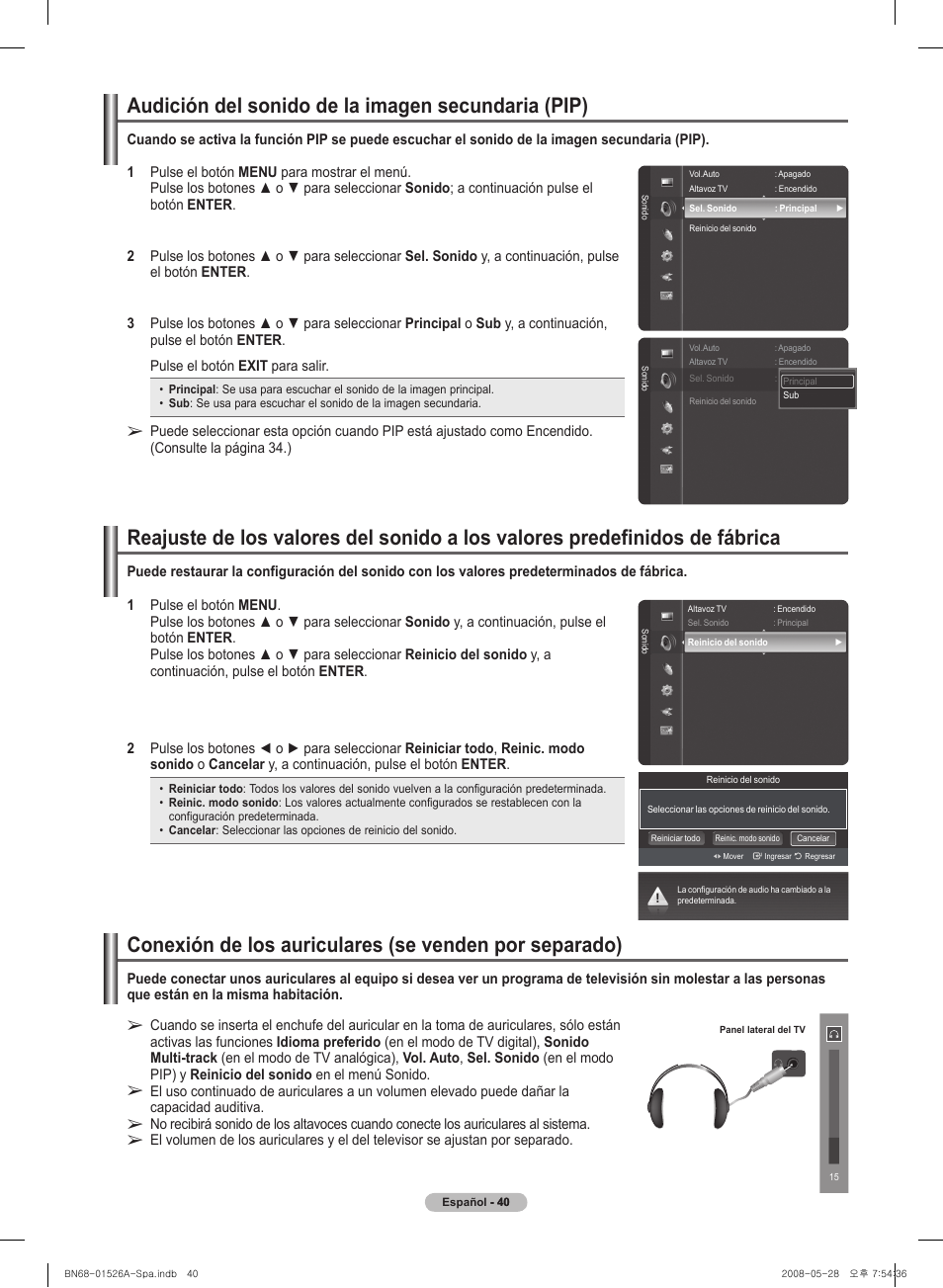 Samsung PN50A530S2FXZA User Manual | Page 127 / 168