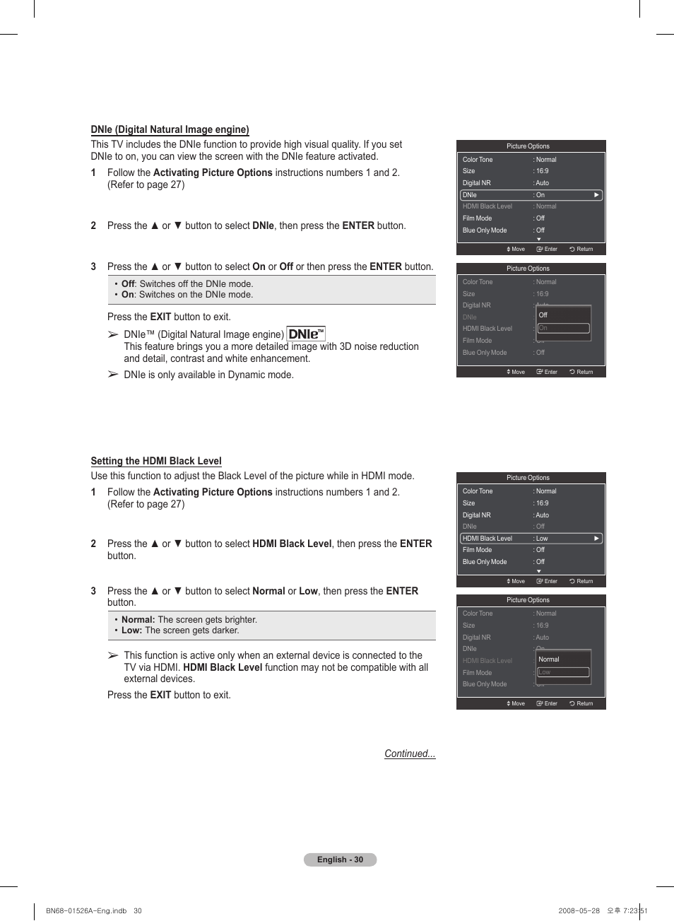 Samsung PN50A530S2FXZA User Manual | Page 30 / 168