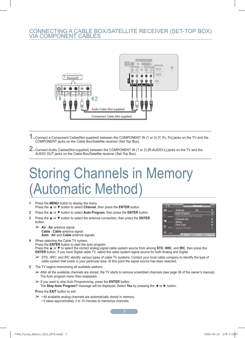 Samsung PL42A440P1DXZX User Manual | Page 3 / 5