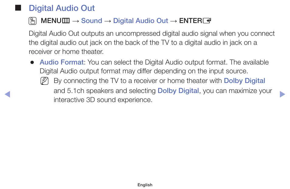 Digital audio out o | Samsung PN51F5300AFXZA User Manual | Page 67 / 157