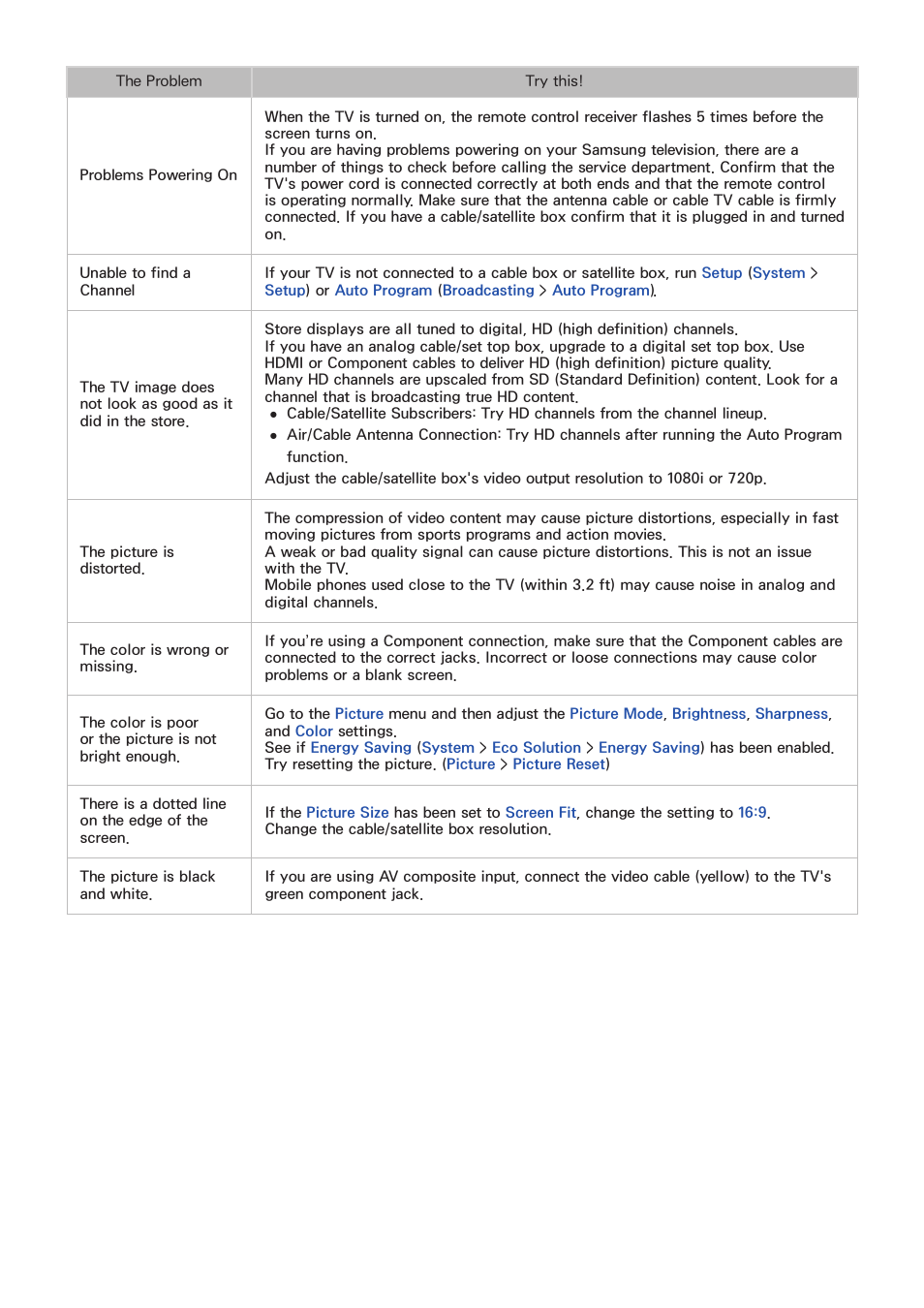 Samsung UN78HU9000FXZA User Manual | Page 206 / 244
