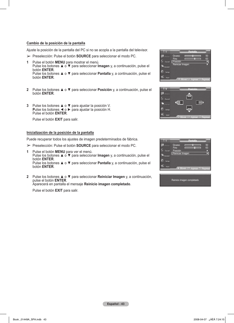 Samsung PL50A450P1XZP User Manual | Page 105 / 123
